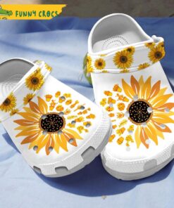 Succulent Sunflower Garden Crocs Shoes