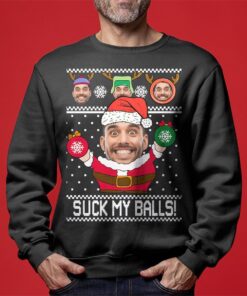 Suck My Balls Custom Christmas Sweater