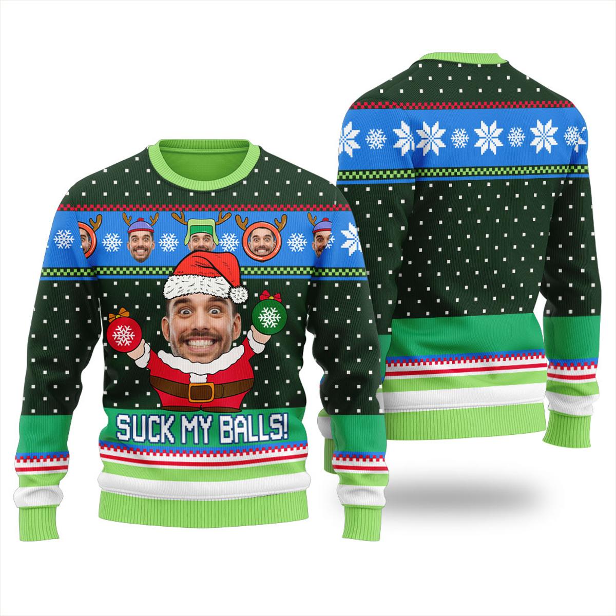 Funny Santa Barry Wood Christmas Sweater