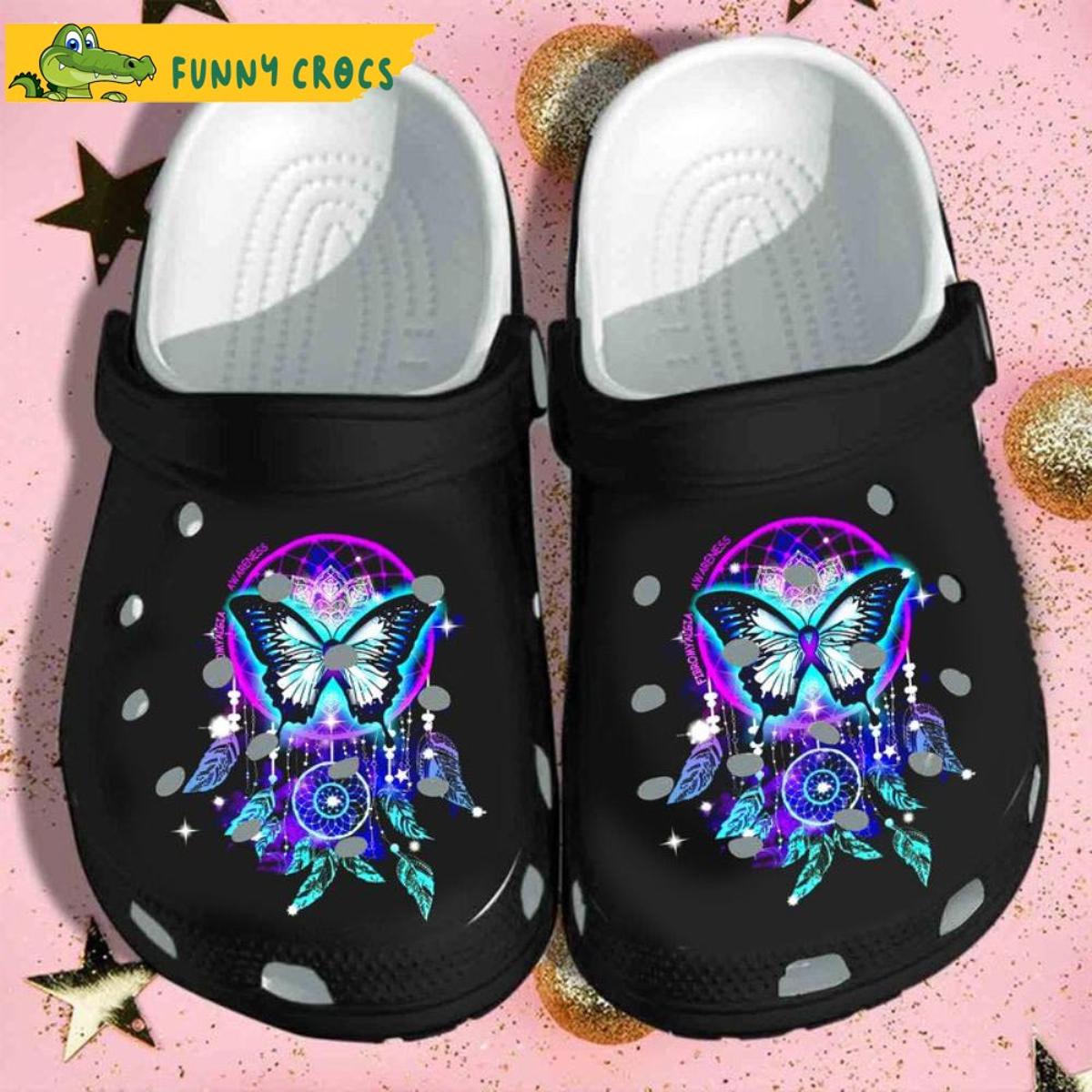 Suicide Prevention Awareness Butterfly Crocs Slippers