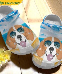 Funny Beagle Life Love Lifes Dog Crocs Slippers