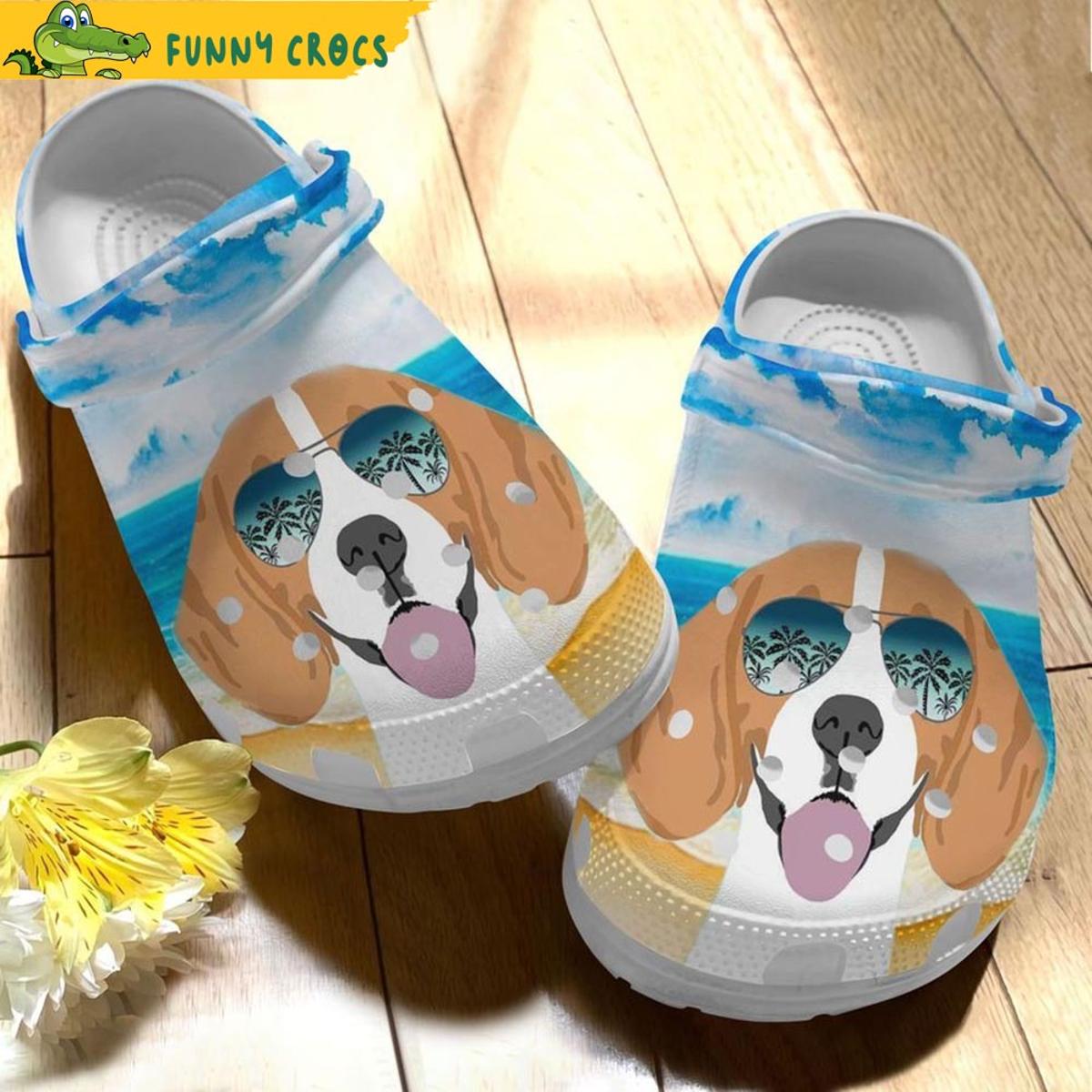 Personalized Beagle Christmas Crocs Shoes