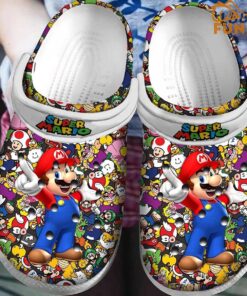 Funny Super Mario Crocs Sandals