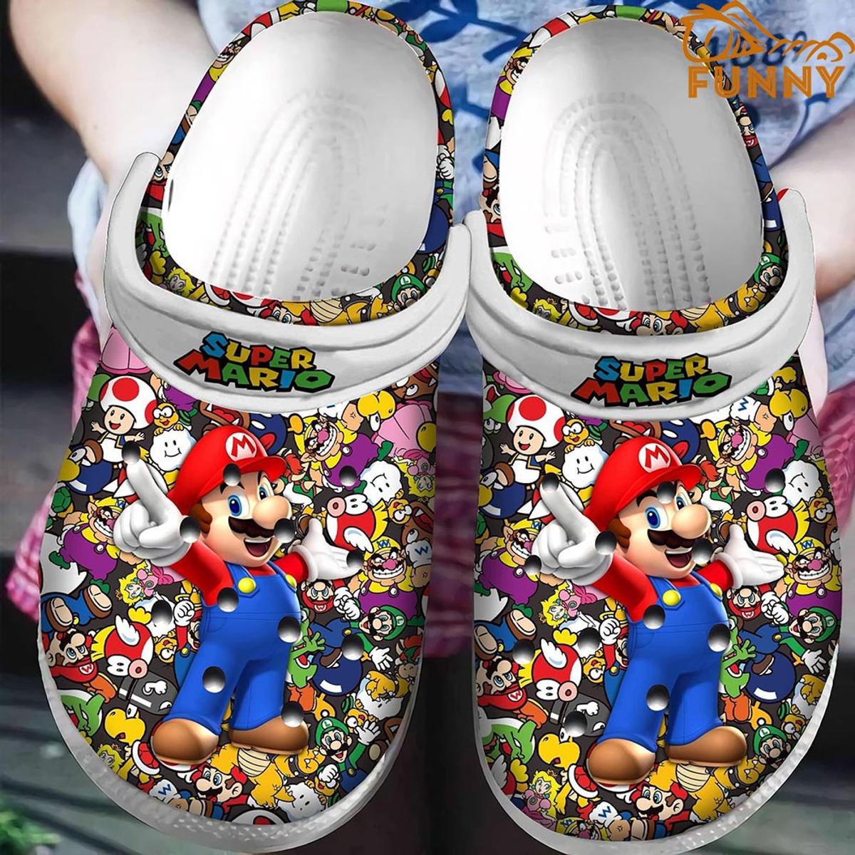 Yoshi Super Mario Crocs Slippers