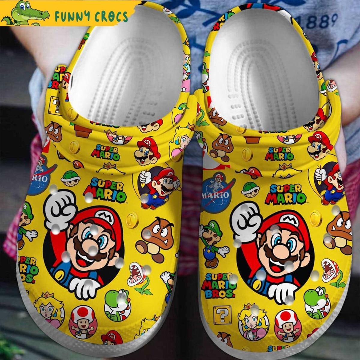 Super Mario World Crocs Slippers