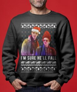 Sure He’ll Fall National Lampoon Funny Christmas Sweaters