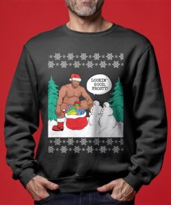 Naughty Santa Barry Wood Ugly Christmas Sweater