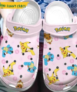 Sweety Squirrel And Pikachu Pokemon Crocs Sandals