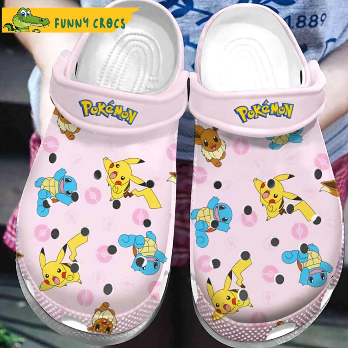 Customized Face Espeon Pokemon Crocs Shoes