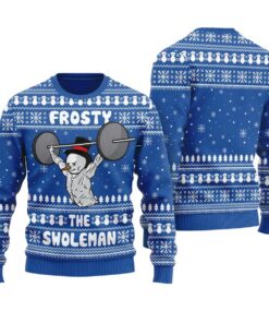 Swoleman Frosty Christmas Ugly Sweaters