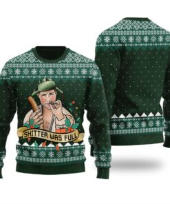 Tacky Christmas Vacation Shitters Full Womens Xmas Sweaters