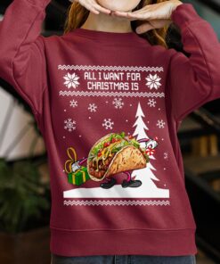 Taco Christmas Ugly Sweater