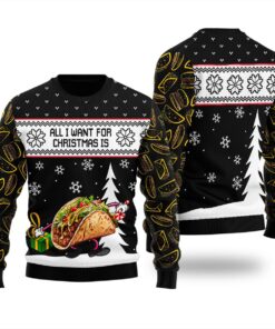 Taco Ugly Womens Ugly Christmas Sweater