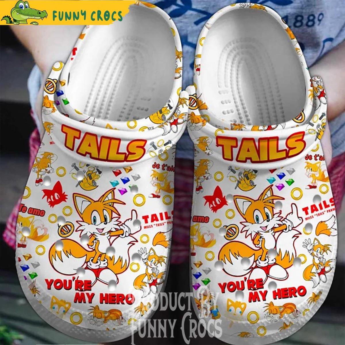 Funny Characters And Sonic Crocs Sandals