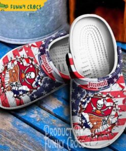 American Tampa Bay Buccaneers Crocs Slippers