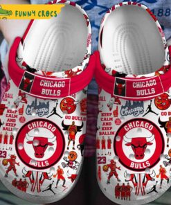 Team Chicago Bulls Nba Crocs Shoes