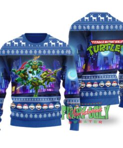 Teenage Mutant Ninja Turtles Funny Christmas Sweater