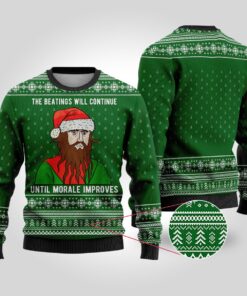 The Beatings Beard Funny Xmas Sweater