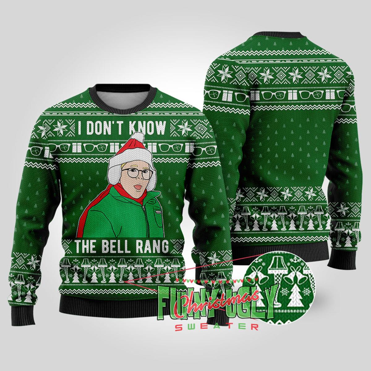 Don’t Leave Me A Christmas Story Funny Sweater