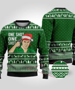 The Deer Hunter Funny Mens Christmas Sweater