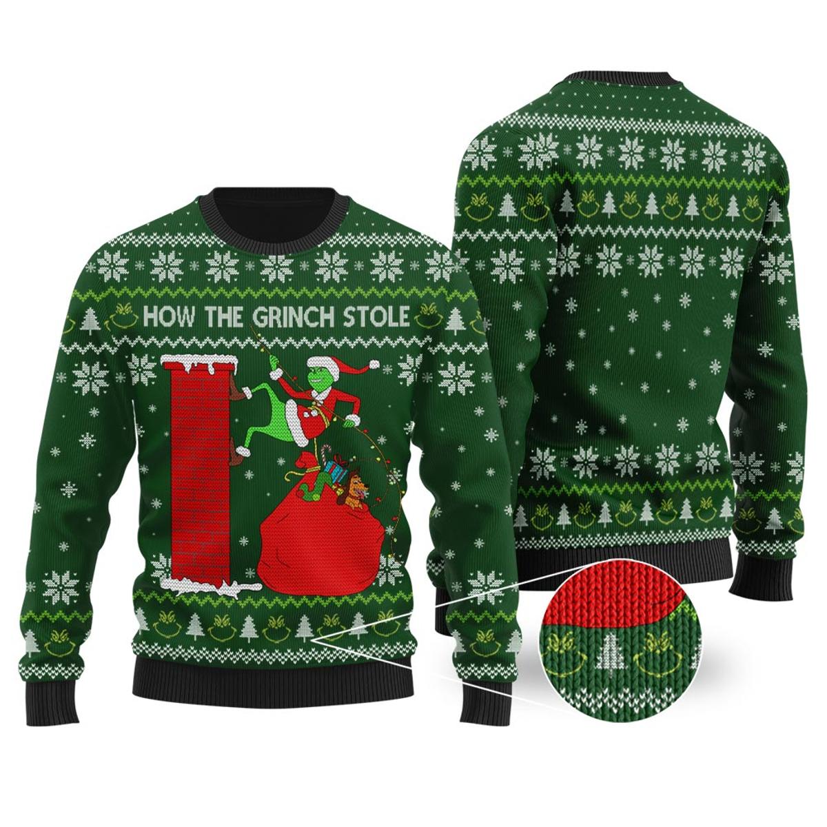 How The Grinch Stole Christmas Funny Christmas Sweaters