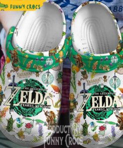 Zelda Gifts White Crocs Shoes