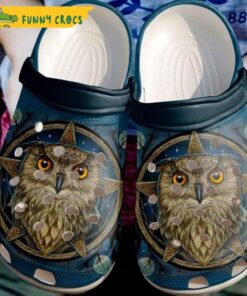 Owl Hippie Crocs Slippers