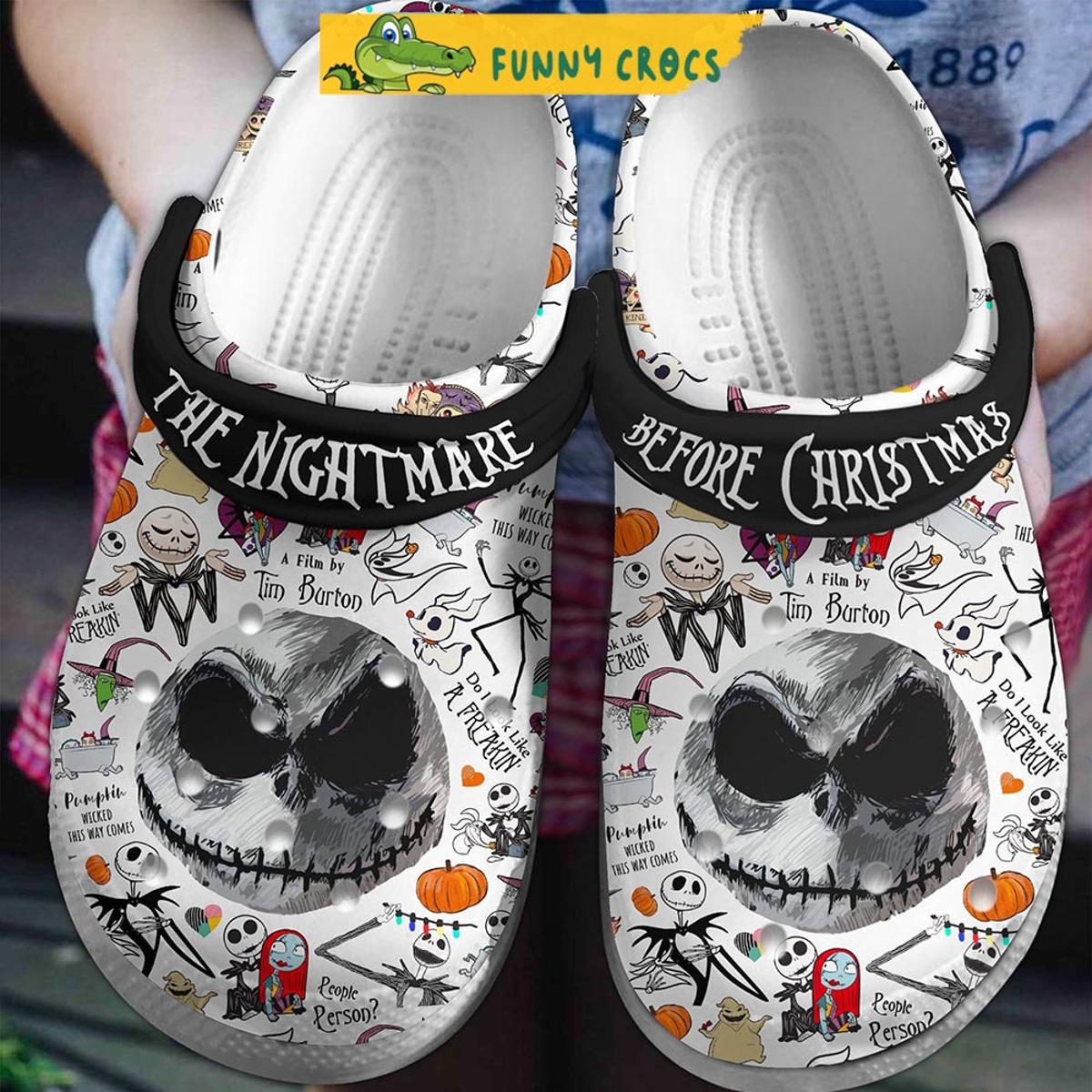 Cartoon Nightmare Jack Crocs Shoes