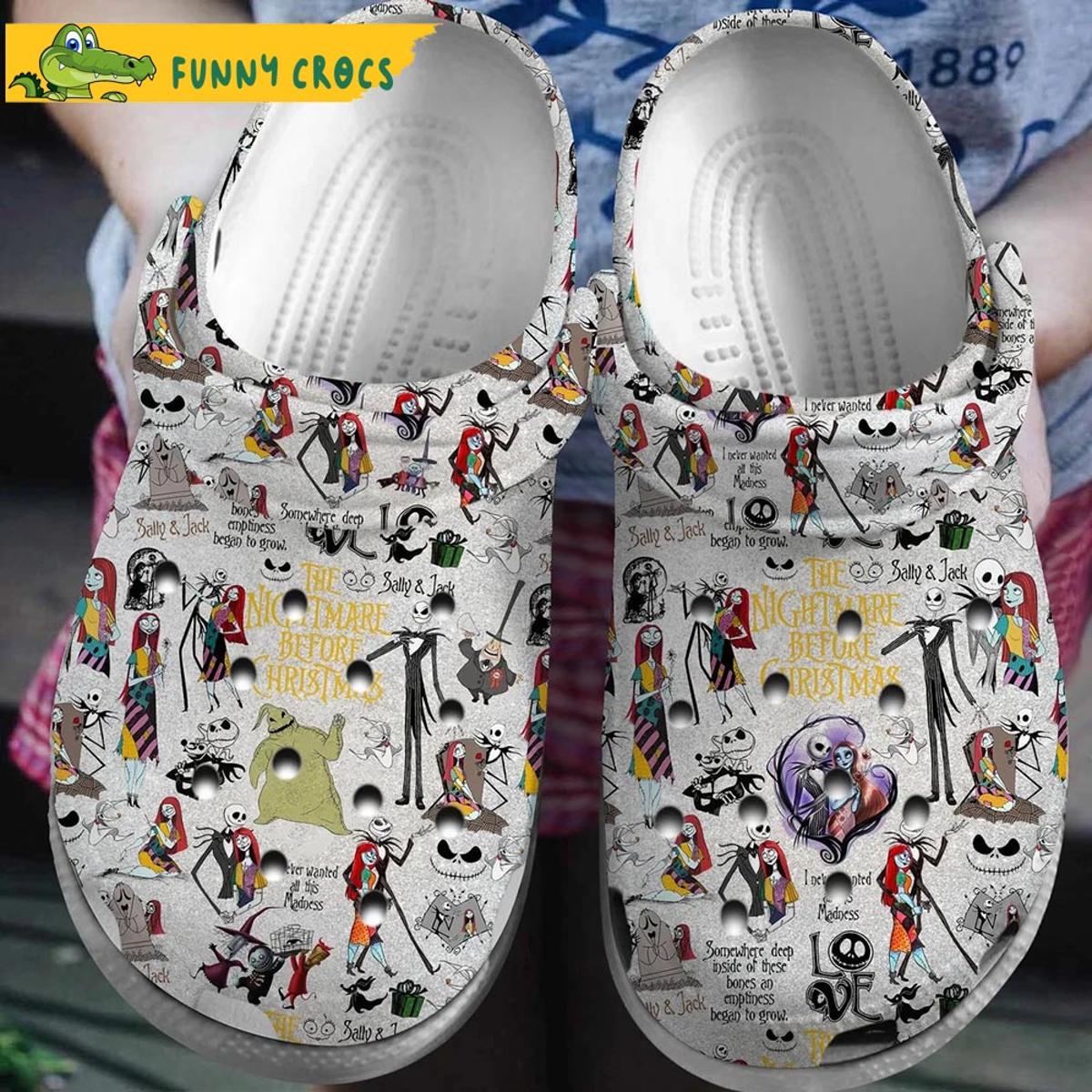 Jack Skeleton This Is Halloween Cartoon Crocs Clog