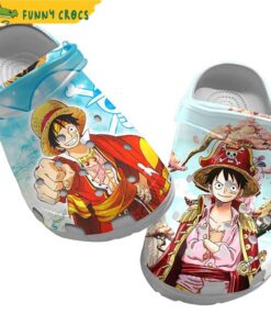 The Pirate King Monkey D. Luffy One Piece Crocs Shoes