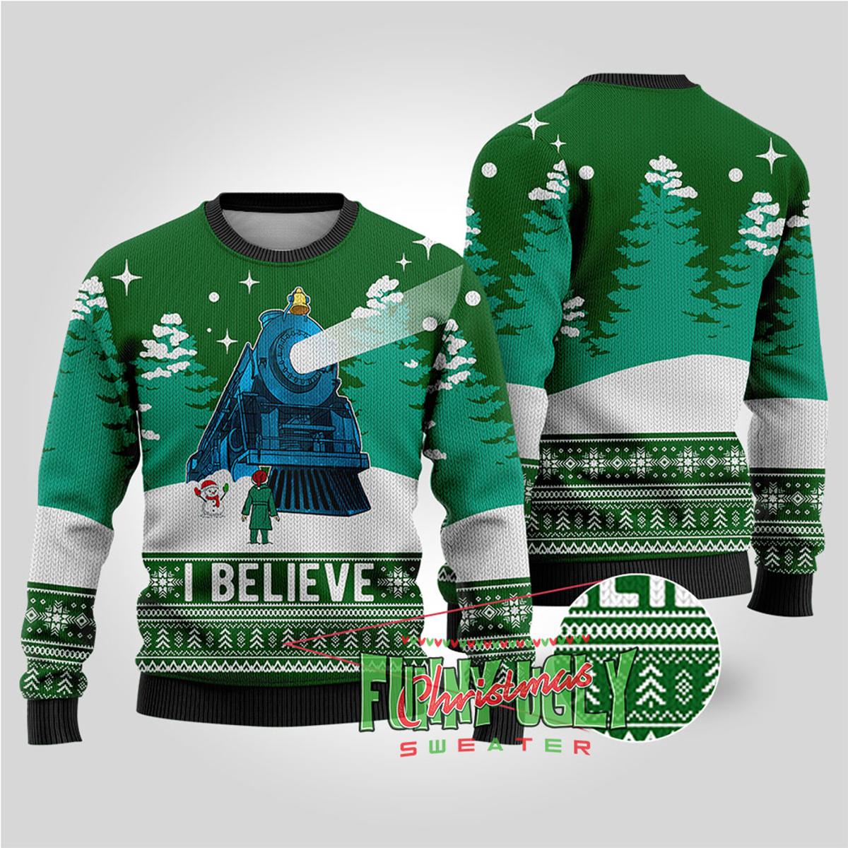 Godzilla Ugly Christmas Sweater