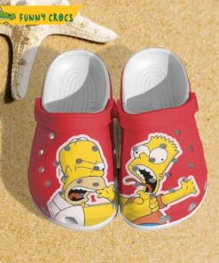 The Simpsons Cartoon Adults Crocs Sandals