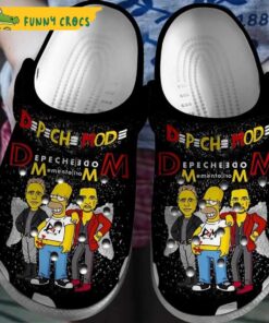 The Simpsons Depeche Mode Crocs Slippers