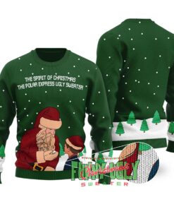 The Spirit Of Christmas The Polar Express Funny Sweater