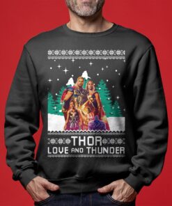 Thor Love And Thunder Ugly Christmas Sweater