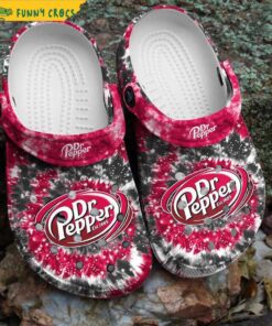 Tie Dye Dr Pepper Crocs Shoes