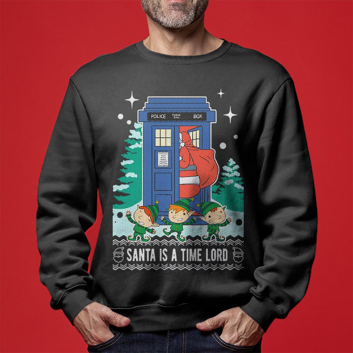 Time Lord Santa Doctor Who Ugly Christmas Sweater