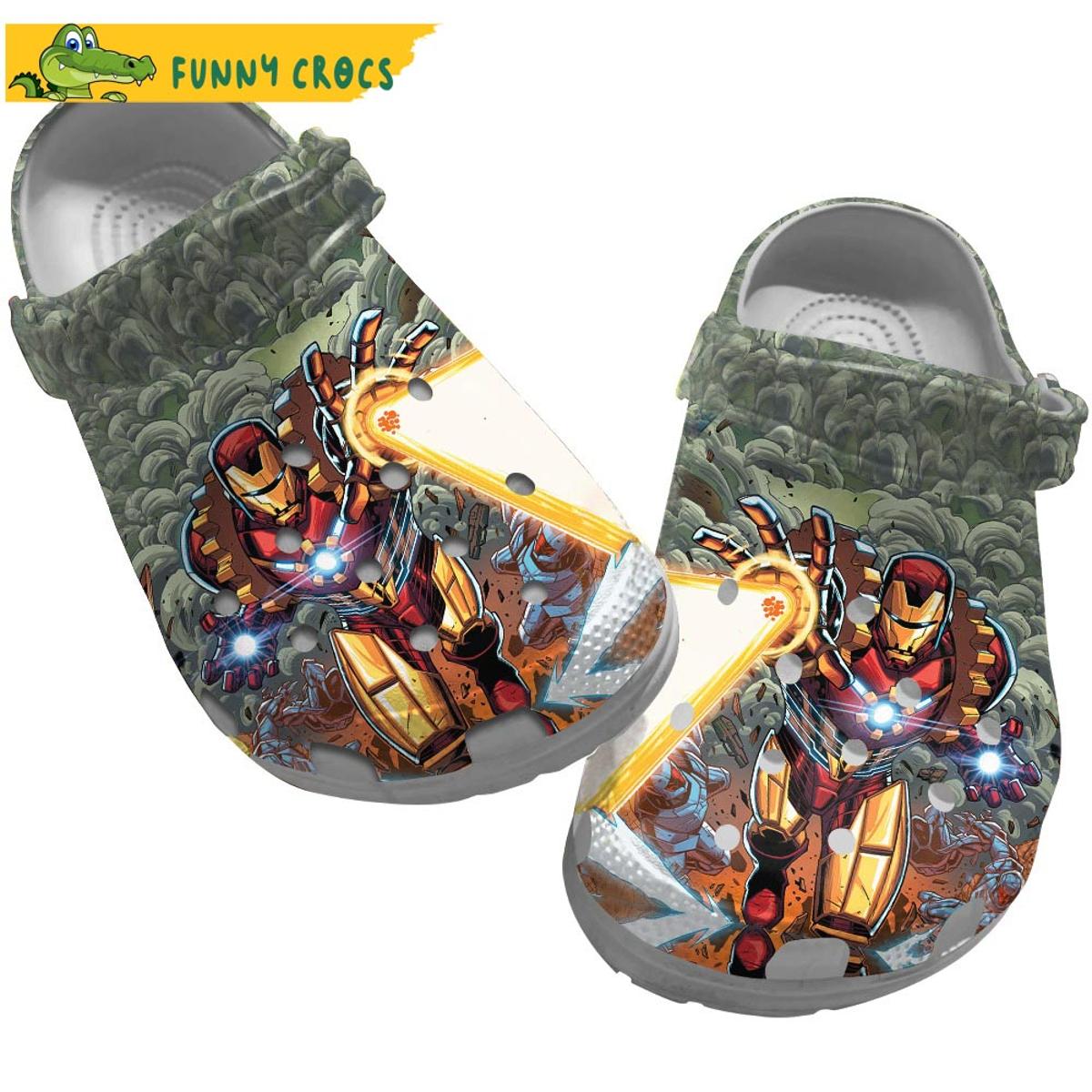 Funny Iron Man Avengers Crocs Slippers