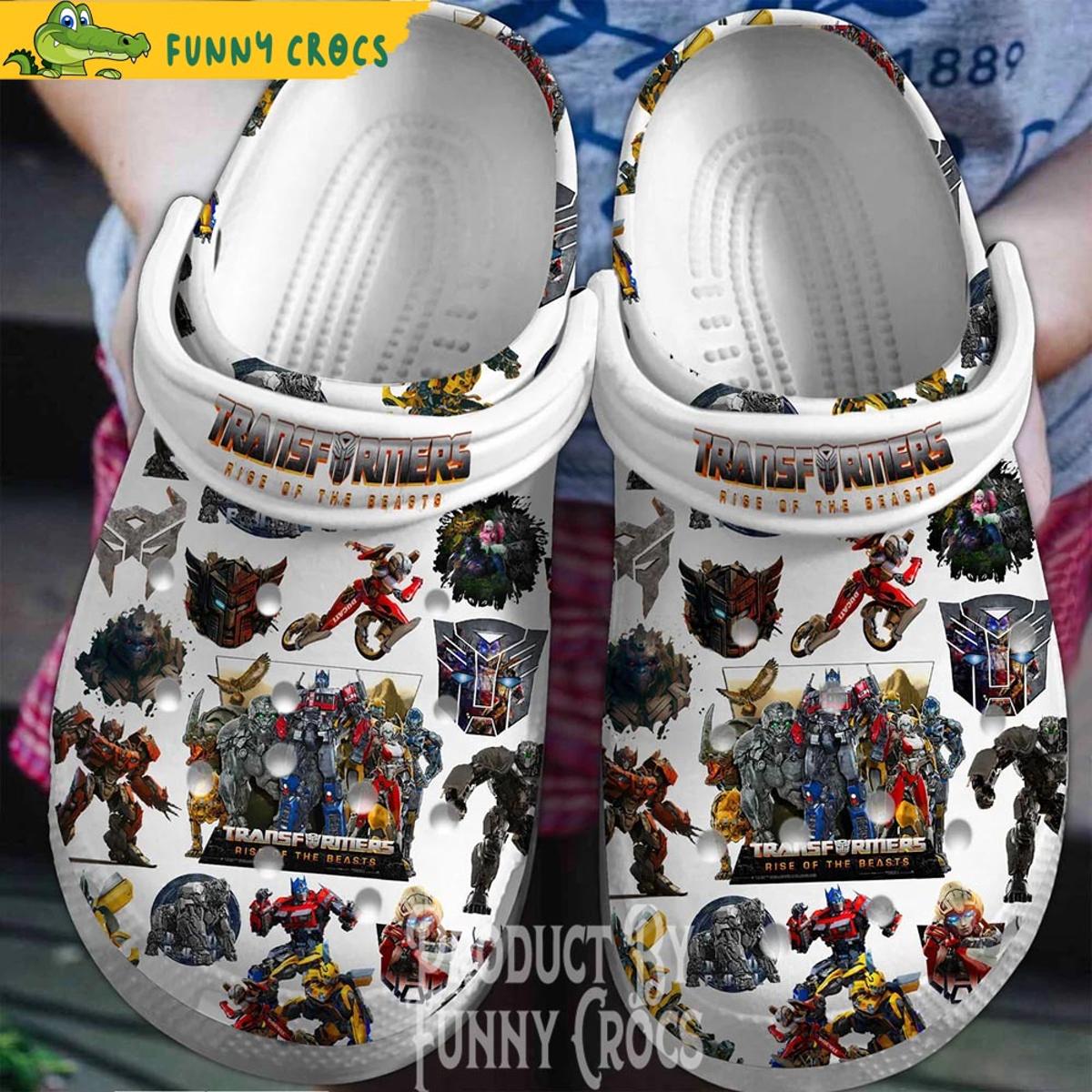 Transformers Optimus Prime Crocs Clog Shoes