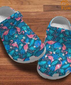 Tropical Summer Flamingo Crocs Sandals