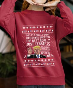Trump Christmas Sweater Men