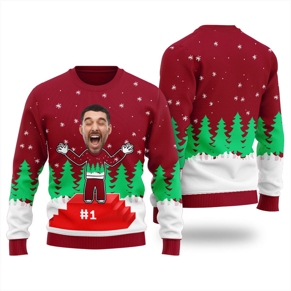 Naughty Suck My Balls Custom Ugly Sweater