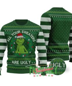 Ugly Grinch Christmas Sweater