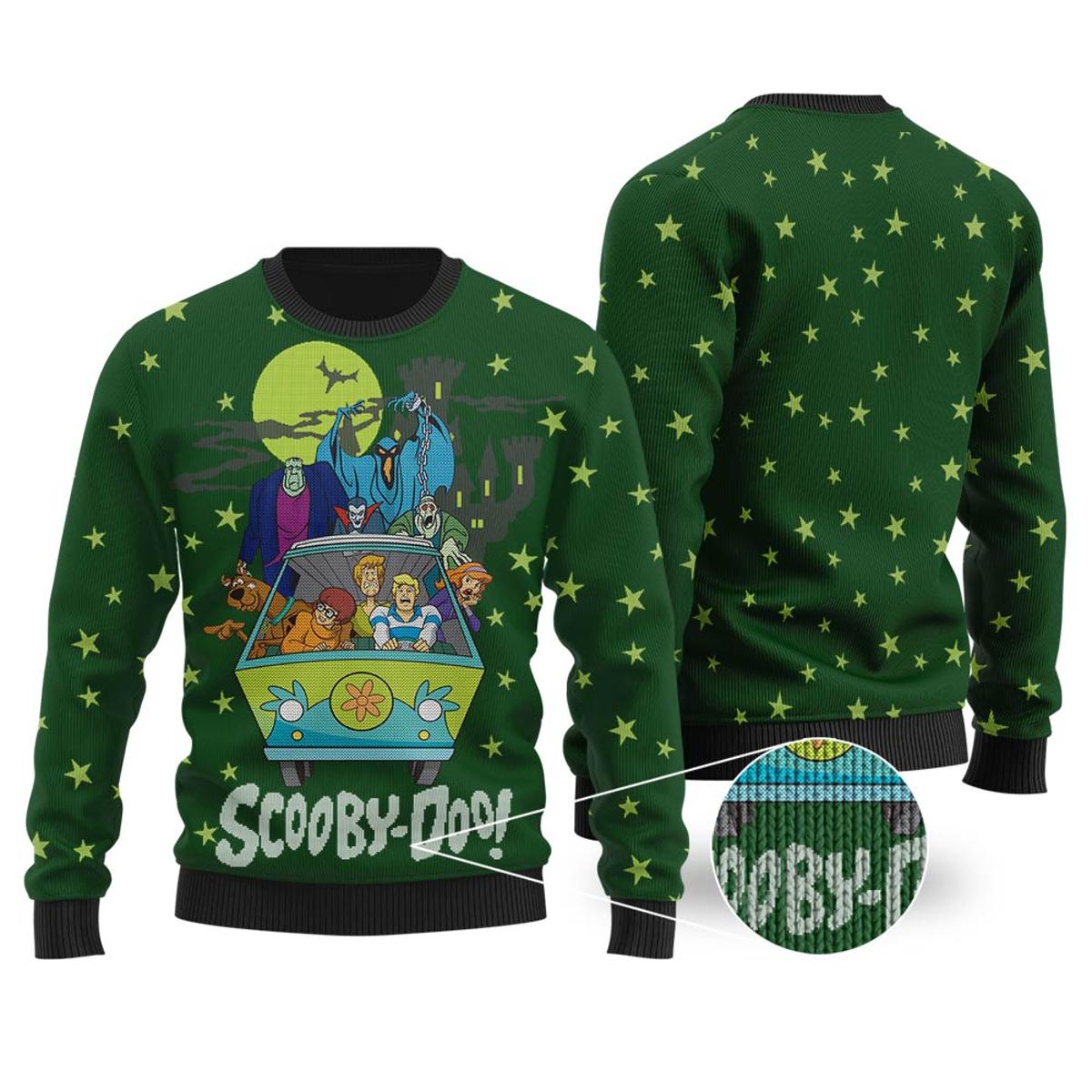 Ugly Scooby Doo Halloween Sweater