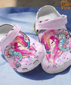 Unicorn And Mermaid Crocs Shoes