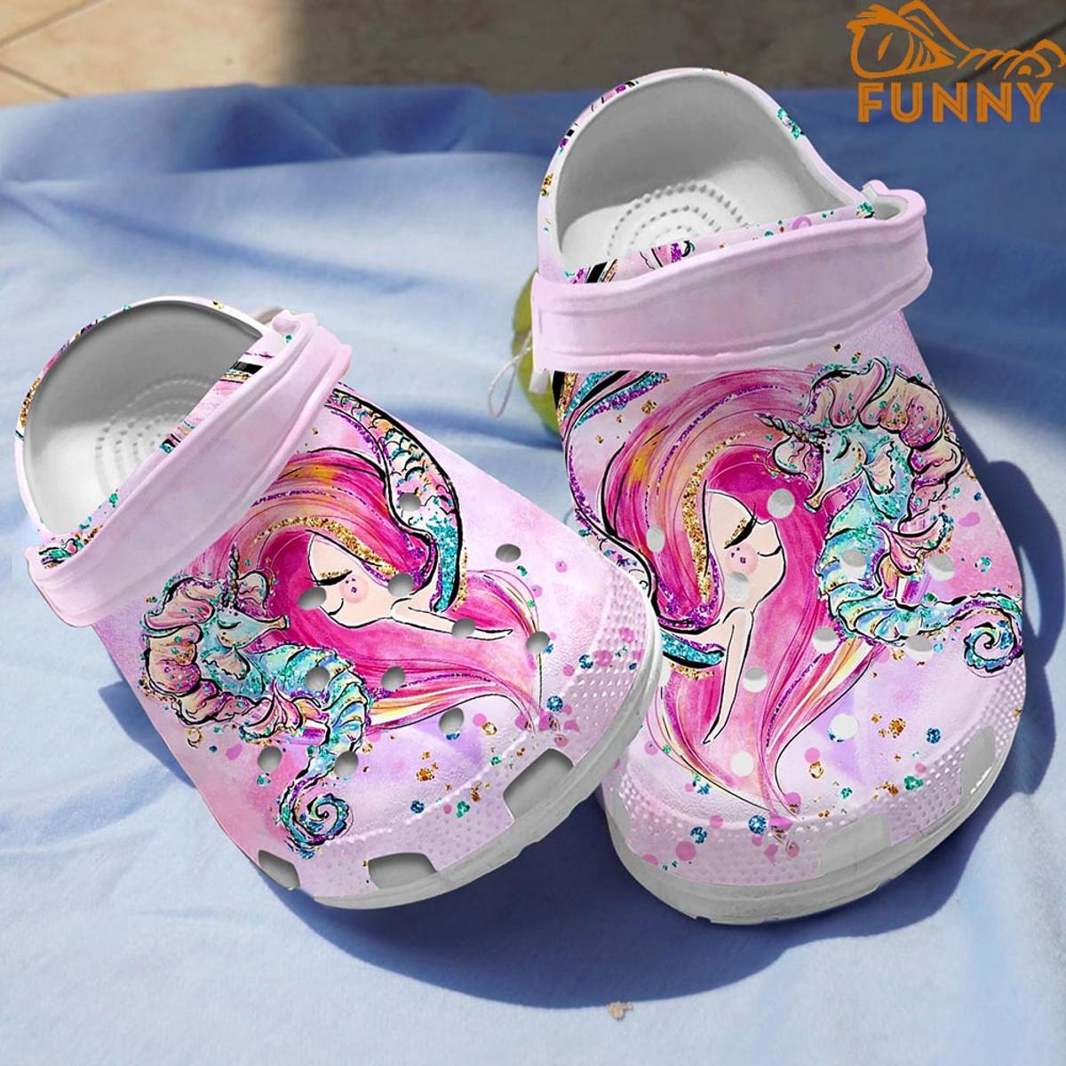 Cartoon The Little Mermaid Crocs Shoes