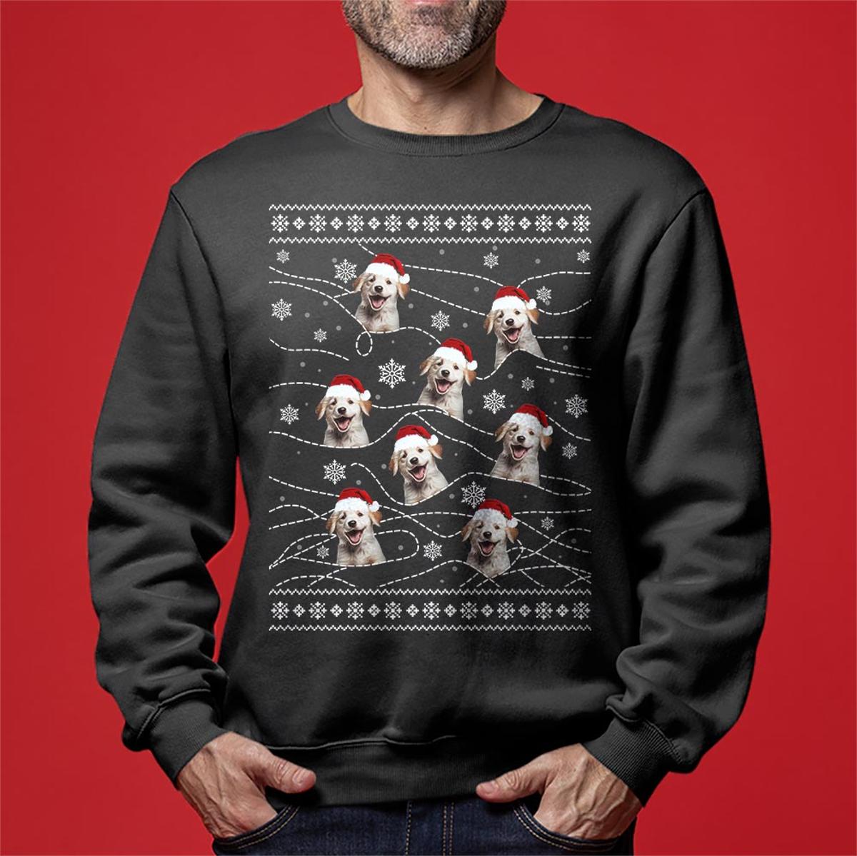 Custom Face Halloween Ugly Sweater