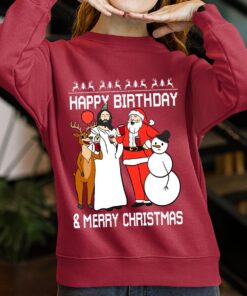 Unique Jesus Birthday Ugly Sweater