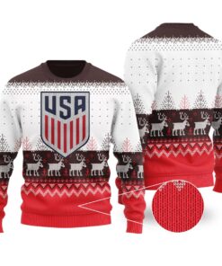 Us National Soccer Funny Christmas Sweaters