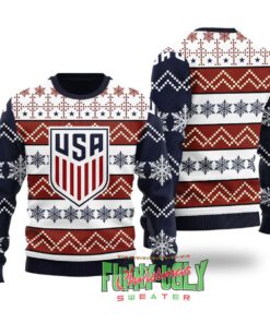 Usa Soccer Christmas Sweater